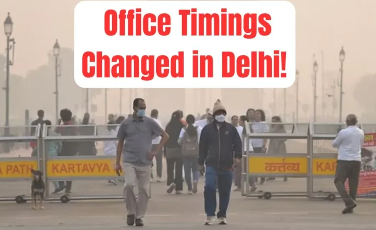 Delhi Government Revises Office Timings
